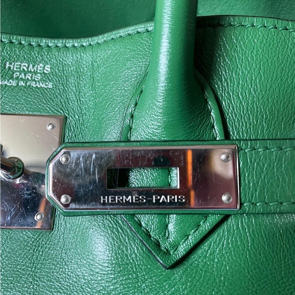 Hermes Birkin 30 Swift Green Vert Bengale PHW Bag - Picture 3 of 13